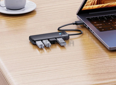 USB-хаб ORICO PAPW4A-U3-015-BK-EP
