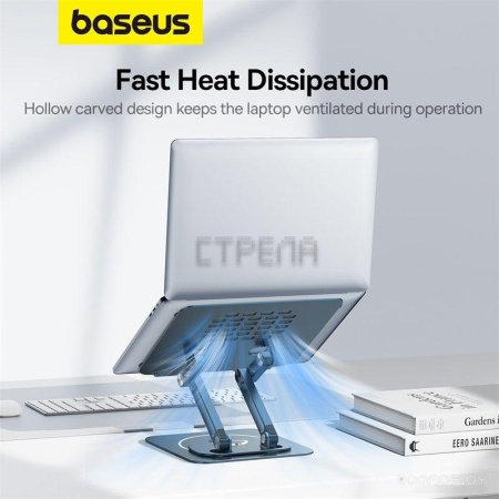Подставка Baseus UltraStable Pro Series Rotatable and Foldable Laptop Stand (3-Hinge Version)