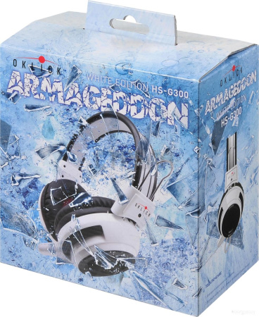 Наушники Oklick HS-G300 Armageddon (белый/черный)