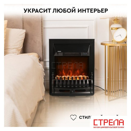 Электрокамин Planta PFP-FS400 (черный)