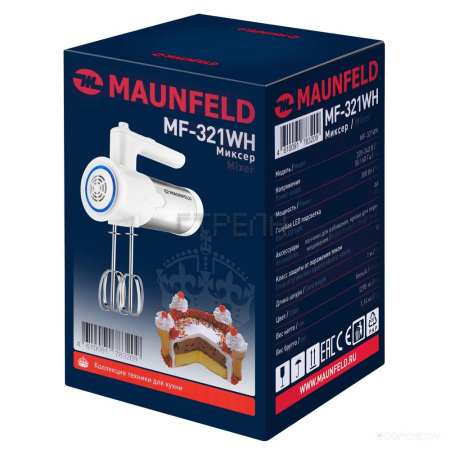 Миксер ручной Maunfeld MF-321WH