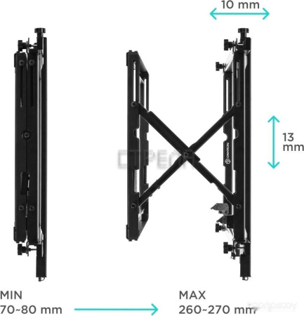 Кронштейн Onkron PRO7M (черный)