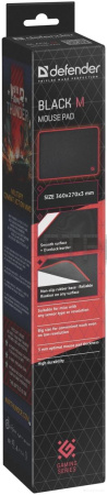 Коврик для мыши Defender Black M