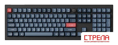 Клавиатура Keychron V6 Max V6M-D1 (Gateron Jupiter Red, с гравировкой)