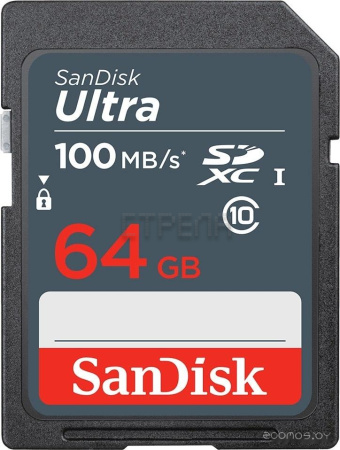 Карта памяти SanDisk Ultra SDXC SDSDUNR-064G-GN3IN 64GB