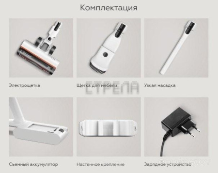 Пылесос BQ VCA0103H (белый/черный)