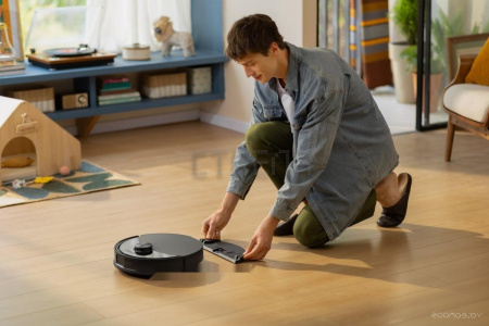 Робот-пылесос Roborock Q8 Max Pro RRA1TAL Q8MRP52-02 (с русской озвучкой, черный)