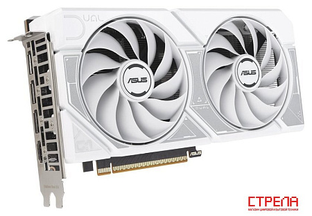 Видеокарта ASUS Dual GeForce RTX 5060 8GB GDDR7 White OC Edition DUAL-RTX5060-O8G-WHITE