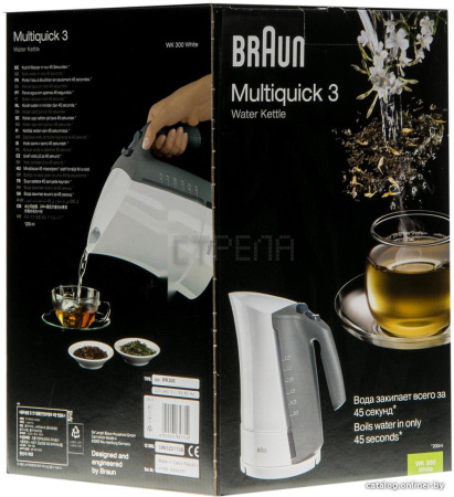 Электрический чайник Braun WK 300 White