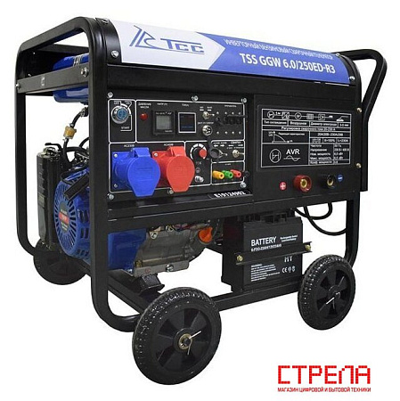 Бензиновый генератор ТСС GGW 6.0/250ED-R3