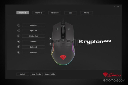 Игровая мышь Genesis Krypton 220
