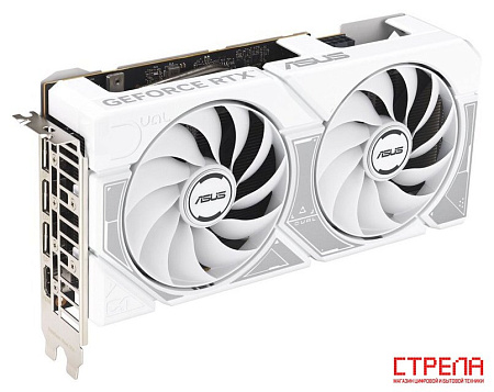 Видеокарта ASUS Dual GeForce RTX 5060 8GB GDDR7 White OC Edition DUAL-RTX5060-O8G-WHITE