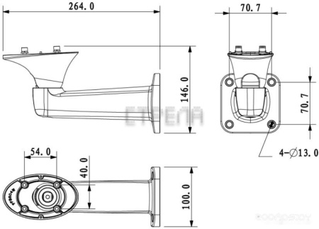 Кронштейн Dahua DH-PFB604W