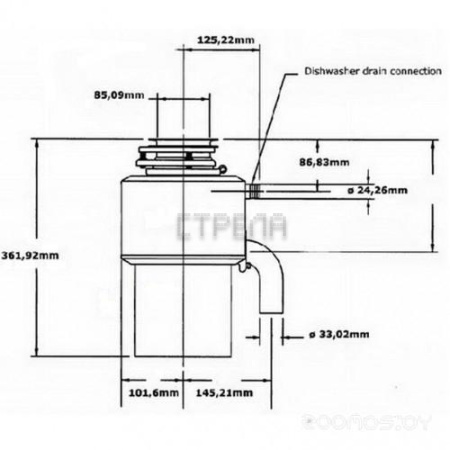 Измельчитель пищевых отходов InSinkErator LC-50