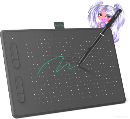 Графический планшет Parblo Ninos N10B (черный)