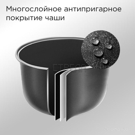 Мультиварка-скороварка Redmond MP110 (черный)