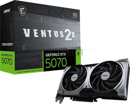 Видеокарта MSI GeForce RTX 5070 12G Ventus 2X OC