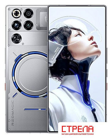 Телефон Nubia RedMagic 11 Pro 24GB/1TB международная версия (серебристый прозрачный)