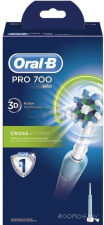 Электрическая зубная щетка Braun Oral-B PRO 700 CrossAction 4210201124092