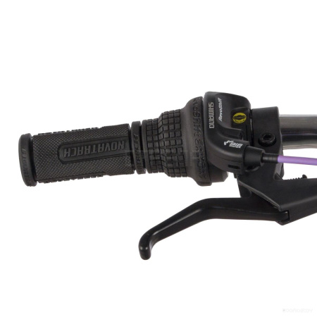 Велосипед Novatrack Butterfly 24 (13, белый/фиолетовый, 2022) (24SH6V.BUTTERFLY.13VL22)