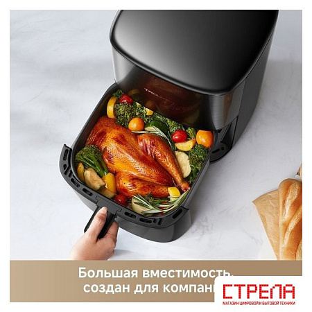 Аэрогриль (аэрофритюрница) Trouver Air Fryer FD10s Pro 6L (черный)