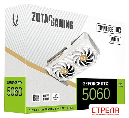 Видеокарта ZOTAC Gaming GeForce RTX 5060 Twin Edge OC White Edition ZT-B50600Q-10M
