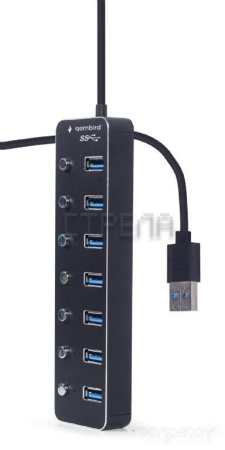 USB-хаб Gembird UHB-U3P7P-01