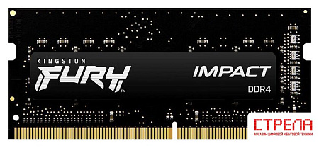 Оперативная память Kingston FURY Impact 2x32GB DDR4 SODIMM PC4-25600 KF432S20IBK2/64