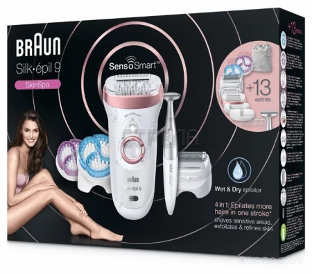 Эпилятор Braun 9-980 Silk-epil 9 SkinSpa SensoSmart