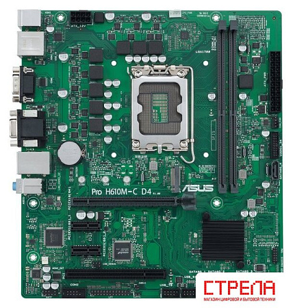 Материнская плата ASUS Pro H610M-C D4-CSM