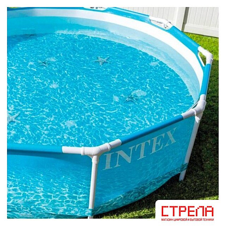 Каркасный бассейн Intex Metal Frame Beachside 28208 (305х76)