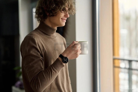 Умные часы Canyon Badian CNS-SW68RR (золотистый/бордовый)