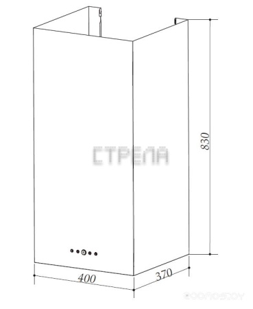 Кухонная вытяжка Weissgauff Irida BL