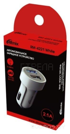 Автомобильное ЗУ Ritmix RM-4221