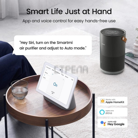 Очиститель воздуха SmartMi Air Purifier P1 ZMKQJHQP11 (темно-серый)