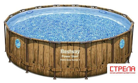 Каркасный бассейн Bestway Power Steel 56725 (488х122)