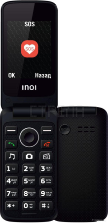Кнопочный телефон Inoi 247B (черный)