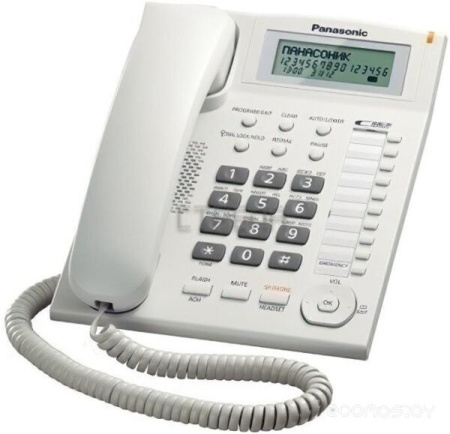 Проводной телефон Panasonic KX-TS2388UAW (белый)