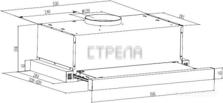 Кухонная вытяжка Schtoff Laila 60 GBK
