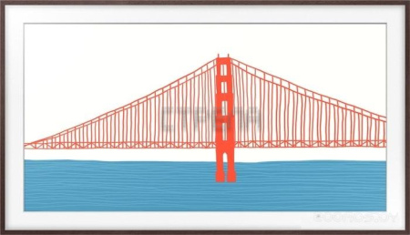 Рамка Samsung The Frame 50" 2021 (коричневый)