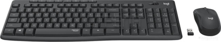 Клавиатура + мышь Logitech MK295 Silent (графитовый, нет кириллицы)