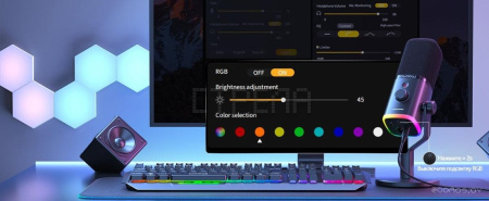 Проводной микрофон Maono PD100X (черный)