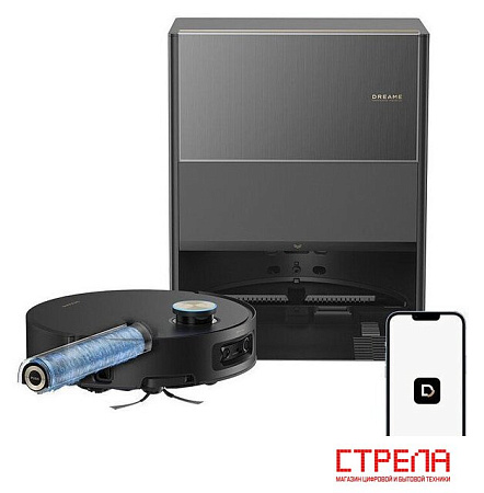 Робот-пылесос Dreame Robot Vacuum Aqua10 Ultra Roller Complete Black RLH71DE-1 (евровилка, черный)