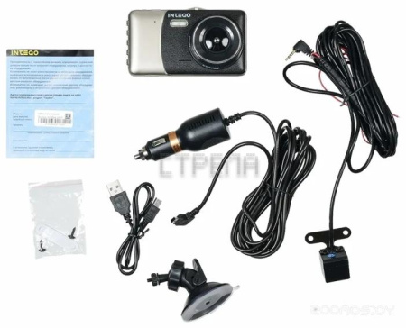 Автомобильный видеорегистратор Intego VX-395DUAL