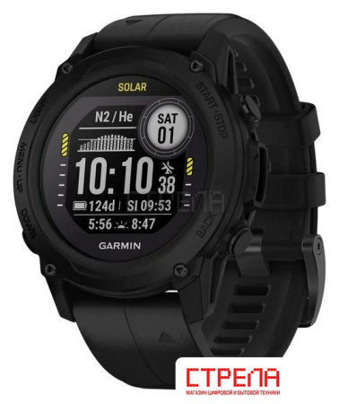 Умные часы Garmin Descent G1 Solar (черный)