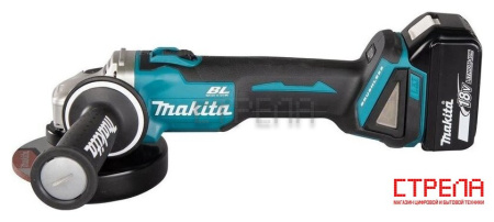 Угловая шлифмашина Makita DGA504RT (с 1-им АКБ, кейс)