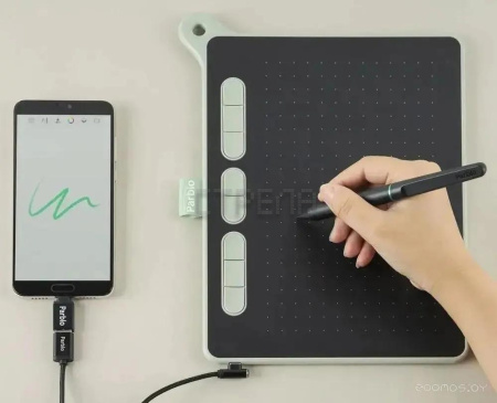 Графический планшет Parblo Ninos M (зеленый)