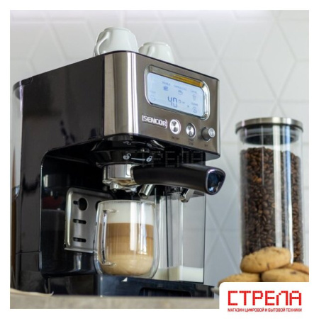 Рожковая кофеварка Sencor SES 4090 SS