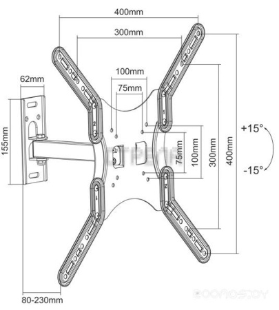 Кронштейн MasterKron PLA17-441