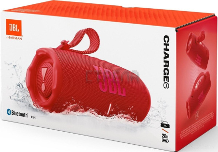 Беспроводная колонка JBL Charge 6 (красный)